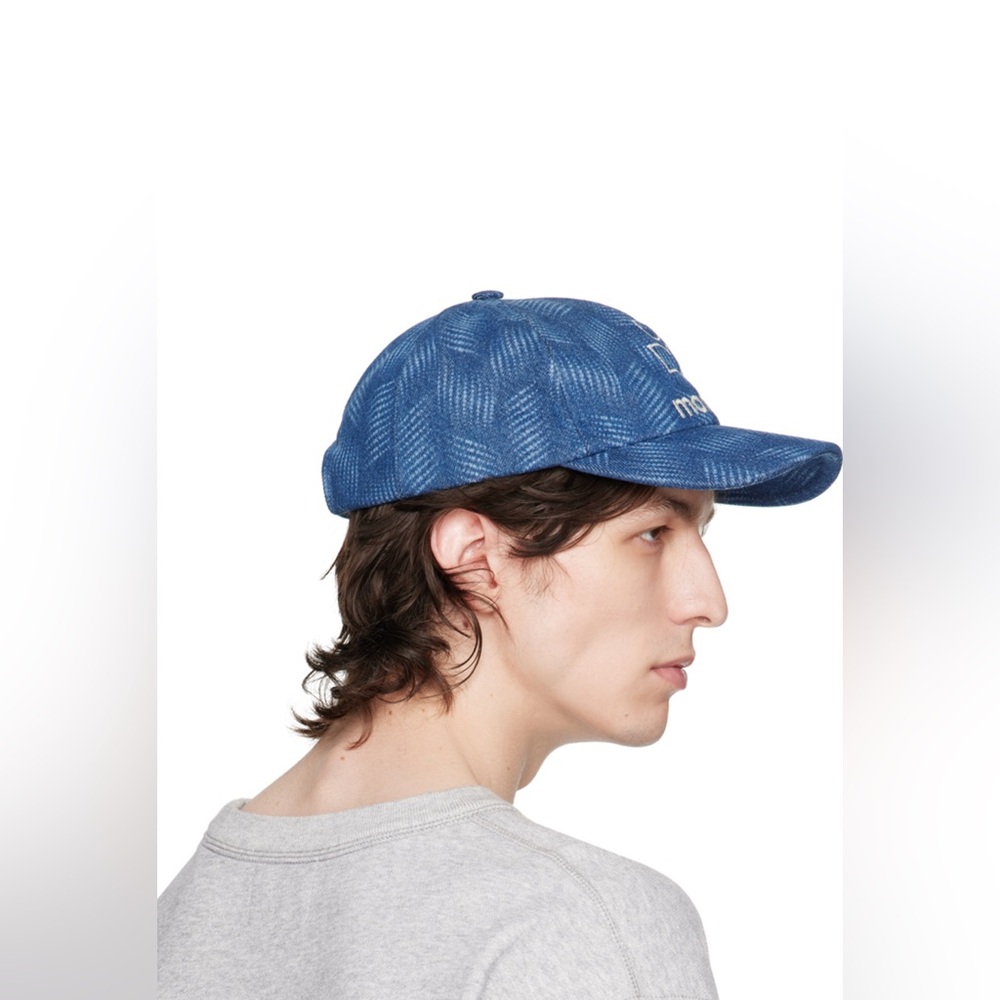 Isabel Marant Unisex Blue Tyron Cap - Picture 2 of 2